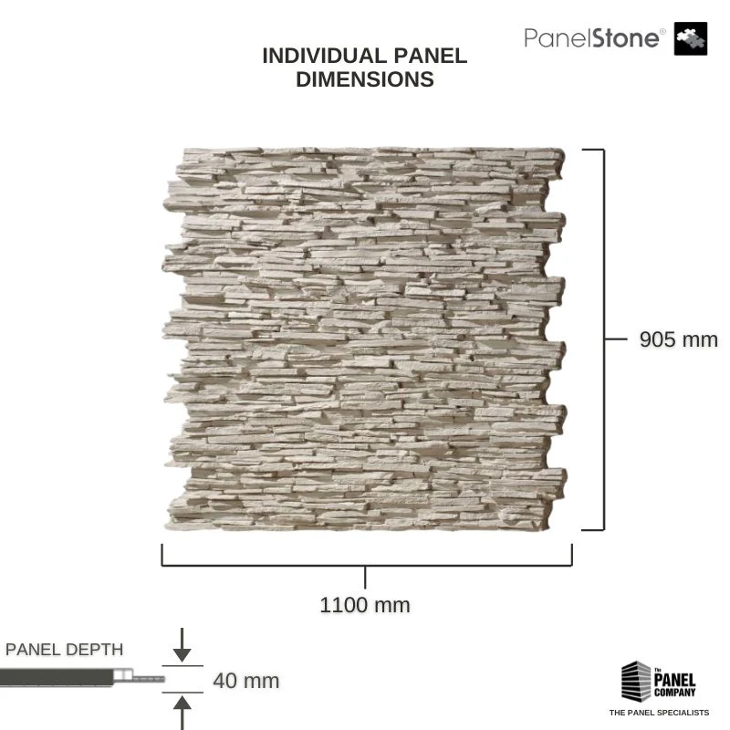Alpes Slate Italian White Panel Stone - Image 4