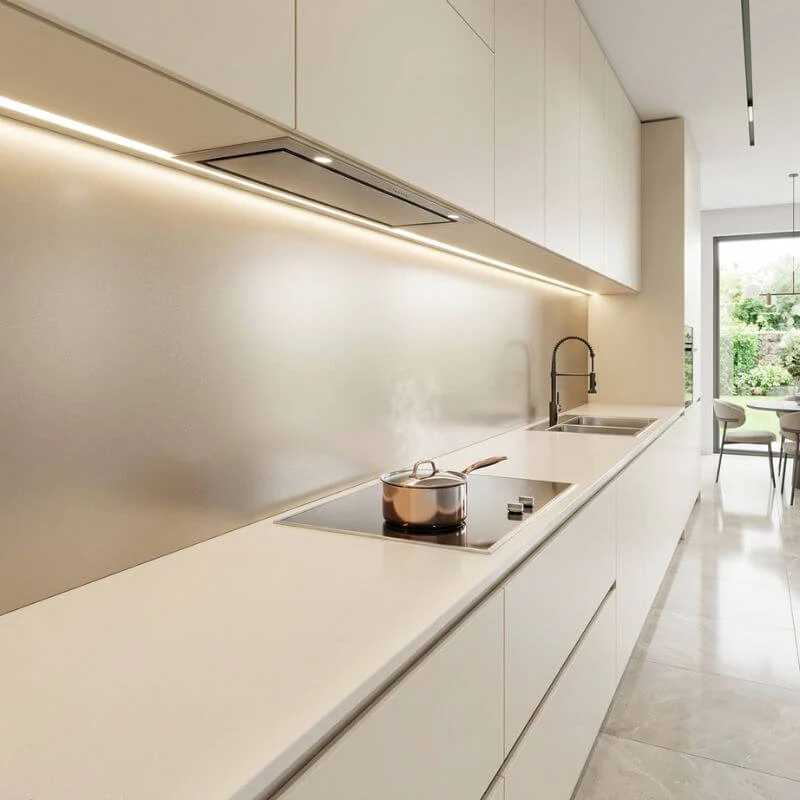 Champagne Kitchen Splashback - 3M | Eldhaus - Image 3