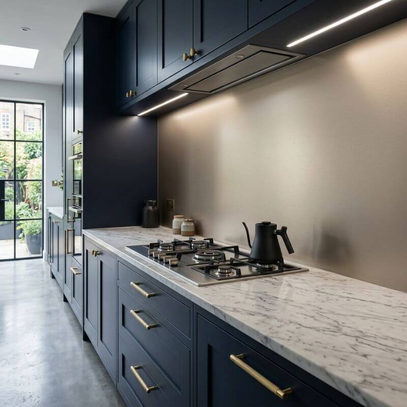 Champagne Kitchen Splashback - 3M | Eldhaus - Image 6