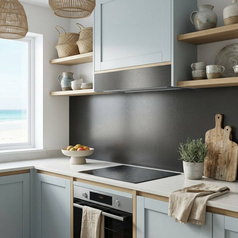 Dark Grey Kitchen Splashback - 3M | Eldhaus - Image 6