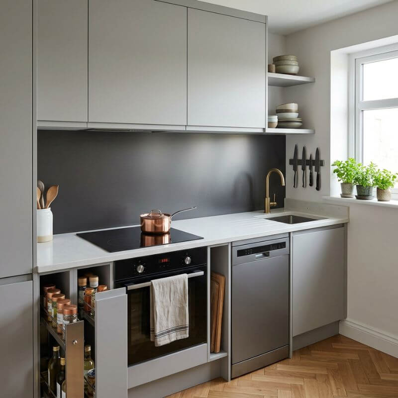 Dark Grey Kitchen Splashback - 3M | Eldhaus - Image 8