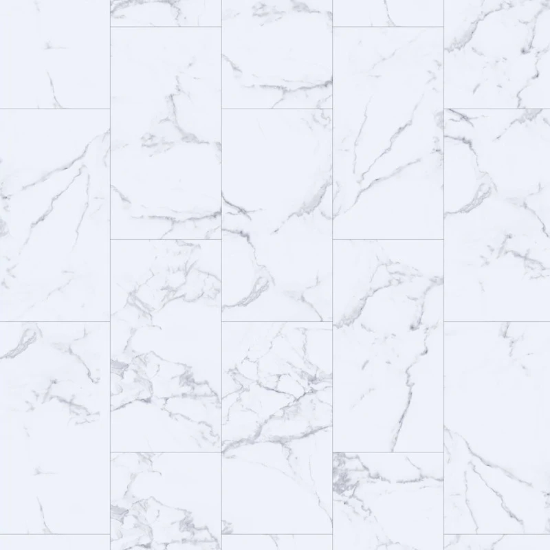 Durova Carrara Marble Gloss SPC Flooring - Image 3