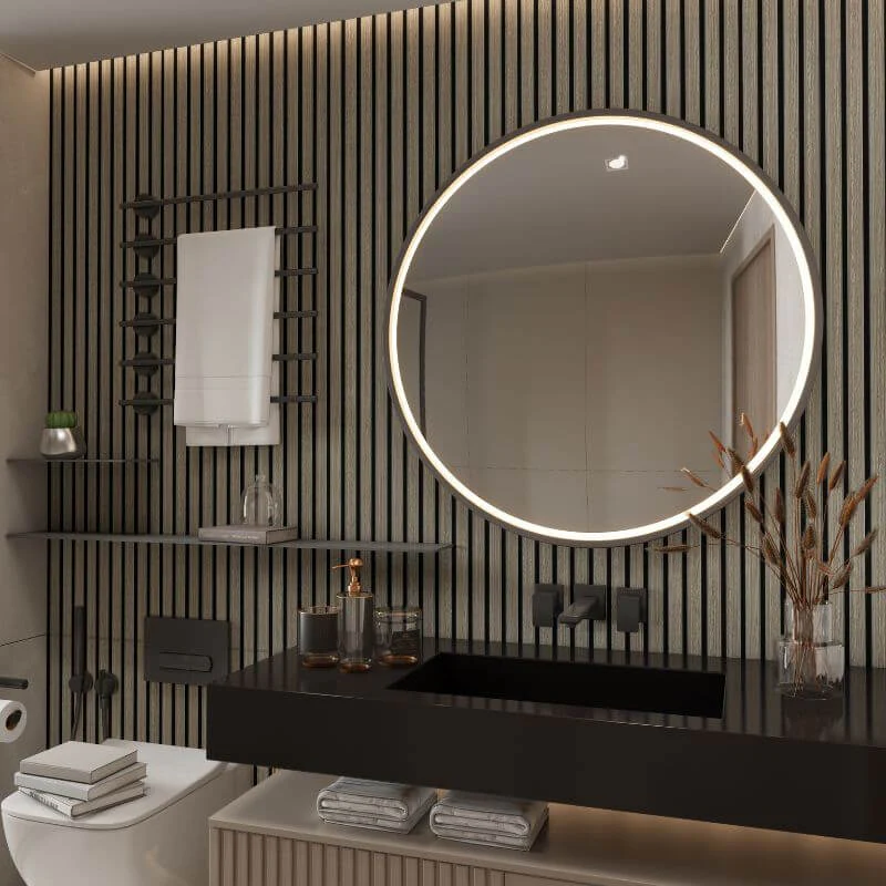 Grey Oak Water Resistant Slat Wall Panel - Image 2