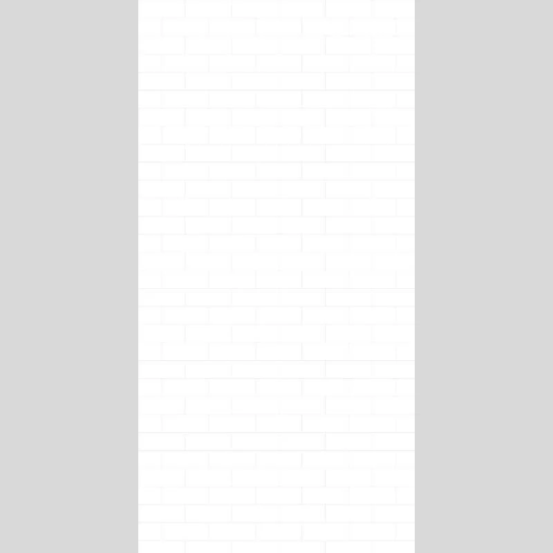 Imprevia Compact Ice White Metro Tile Wall Panel - 1.2M x 2.4M - Image 3