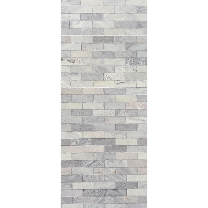 Imprevia Grey Metro Brick PVC Shower Panel - 1M x 2.4M - Image 6