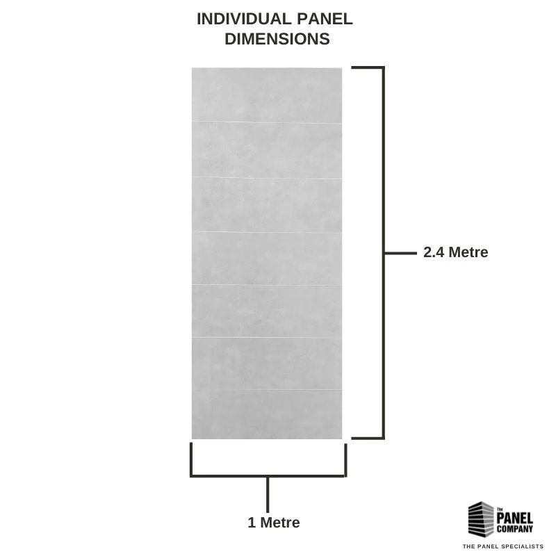 Imprevia Modena Stone Tile PVC Shower Panel - 1M x 2.4M - Image 5