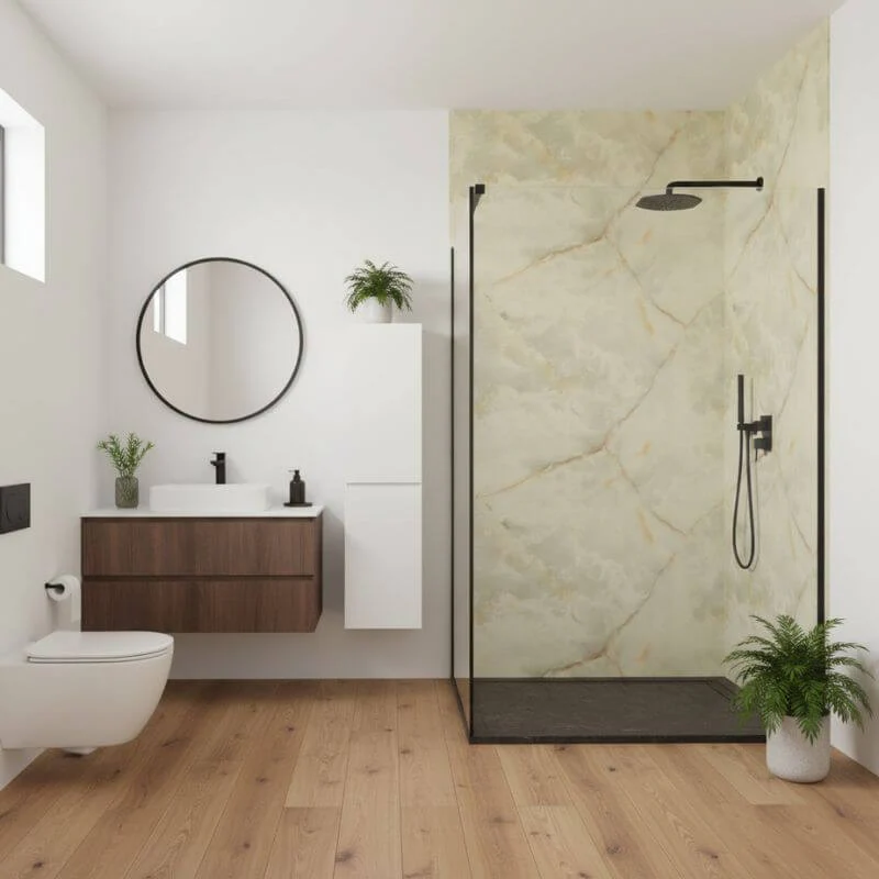 Imprevia Opal Onyx PVC Shower Panel - 1M x 2.4M - Image 6