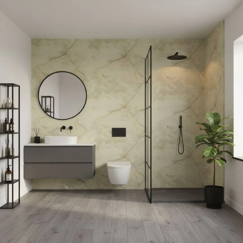 Imprevia Opal Onyx PVC Shower Panel - 1M x 2.4M - Image 9