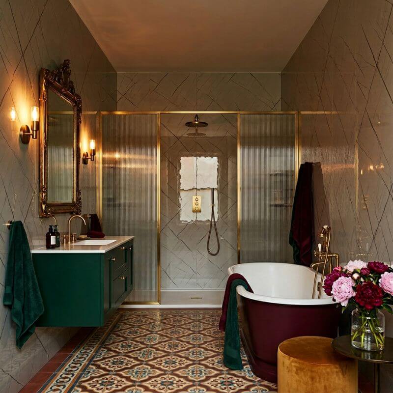 Imprevia Rift Marble SPC Shower Panel - 0.6M x 2.4M - Image 4