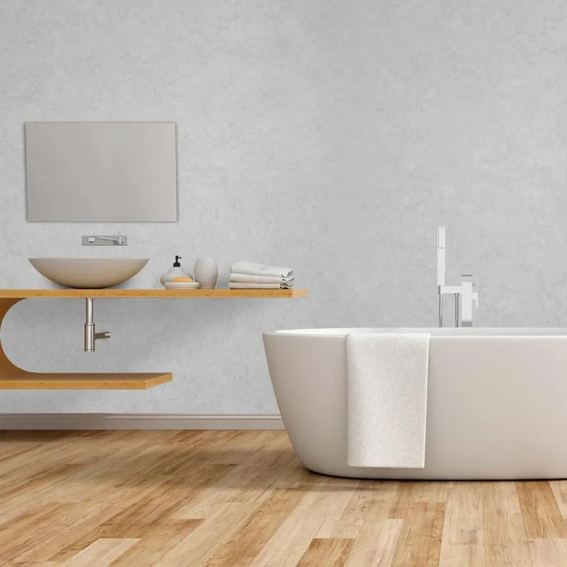 Large White Stone 1.0m x 2.4m Shower Panel - Image 4