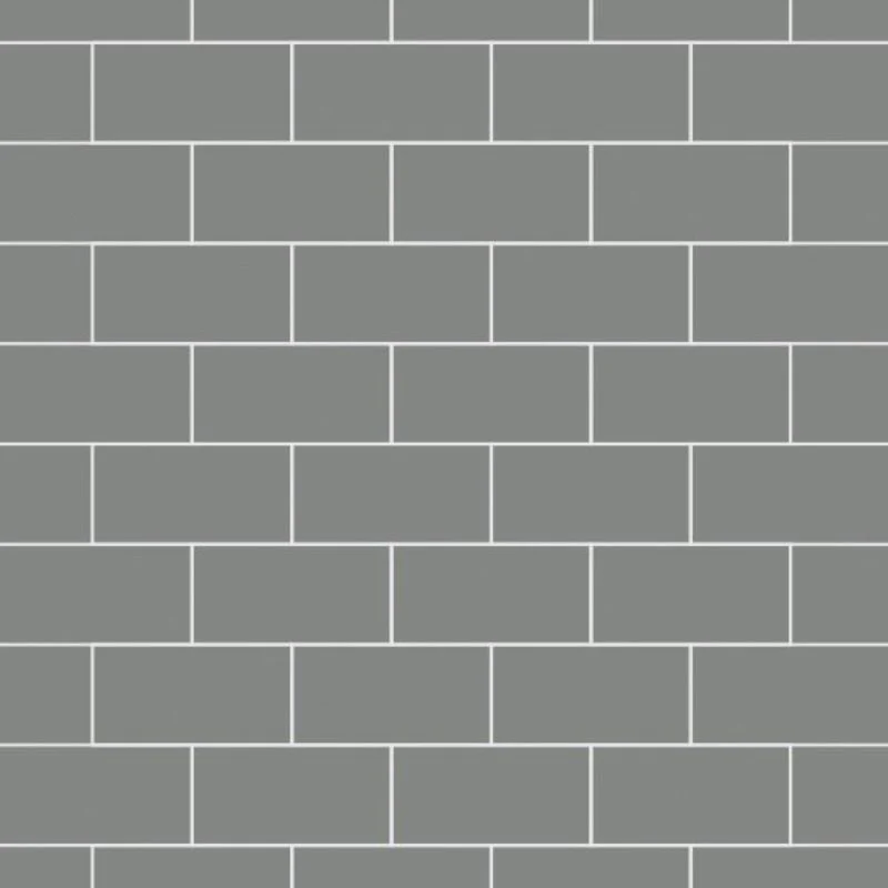 Multipanel Dust Grey Metro Tile Effect Shower Panel - Image 2