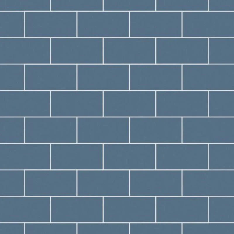 Multipanel Misty Blue Metro Tile Effect Shower Panel - Image 2