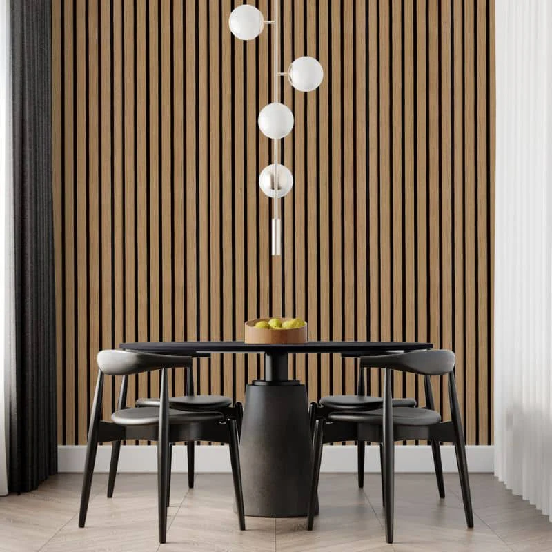 STRIVO Acoustic Slat Panel - Natural Oak - Image 3