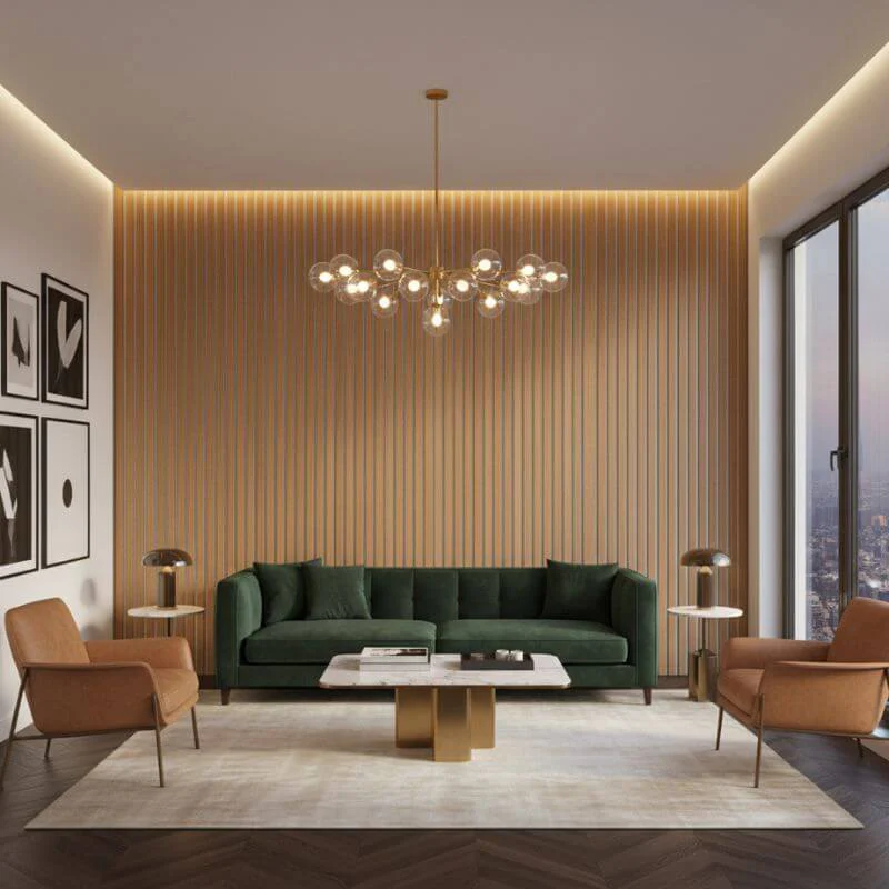 STRIVO Acoustic Slat Panel - Natural Oak - Image 7