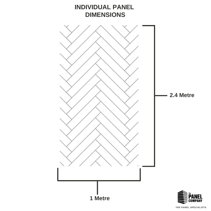 Premium Large White Herringbone Tile 1.0m x 2.4m Shower Panel - Image 5