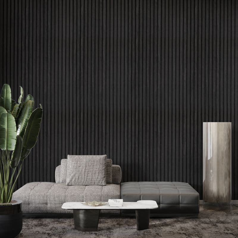 STRIVO Acoustic Slat Panel - Black Oak - Image 3