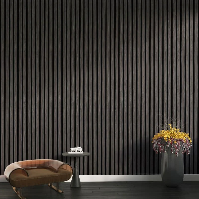 STRIVO Acoustic Slat Panel - Black Oak - Image 4
