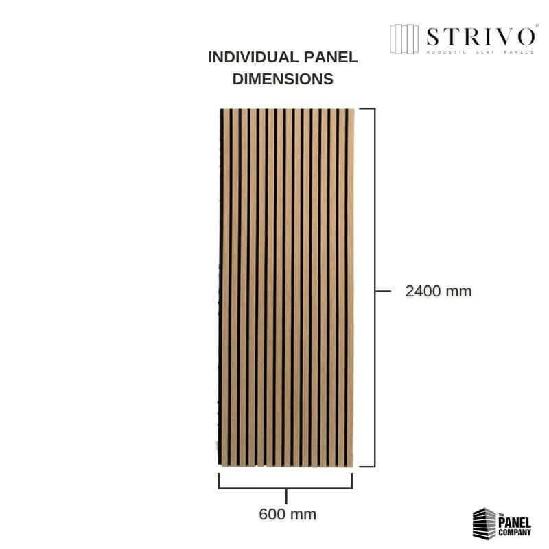 STRIVO Acoustic Slat Panel - Natural Ash - Image 5