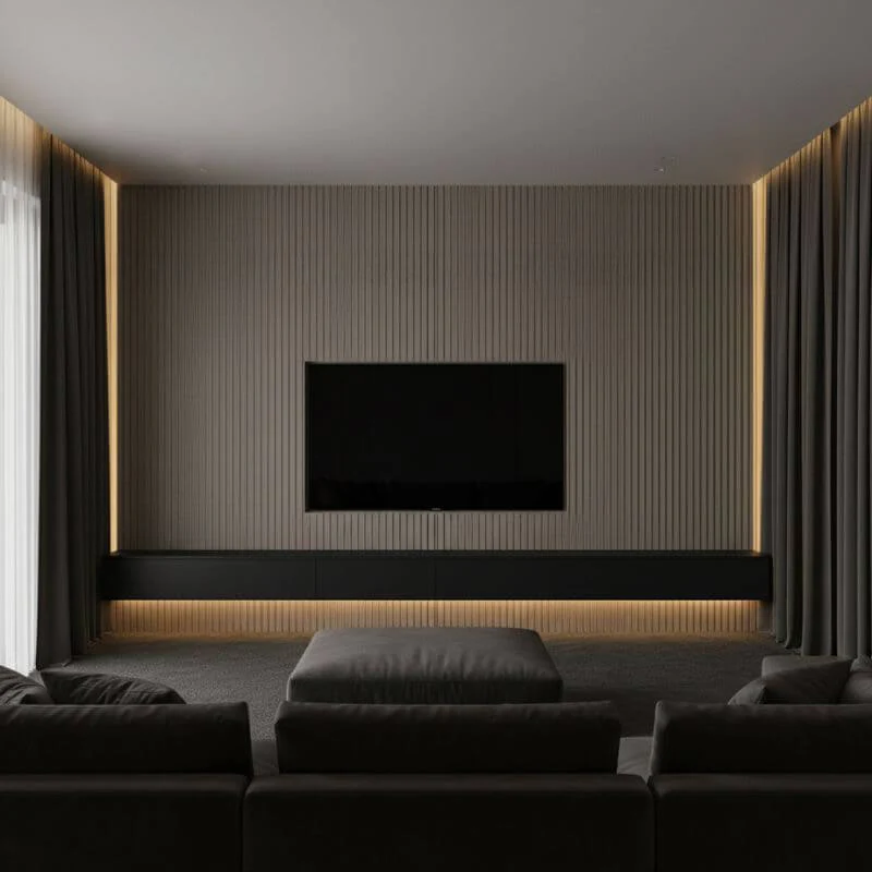 STRIVO Acoustic Slat Panel - Grey Oak - Image 10