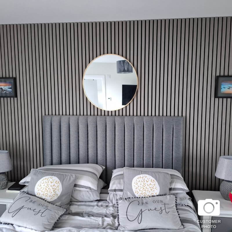 STRIVO Acoustic Slat Panel - Grey Oak - Image 5