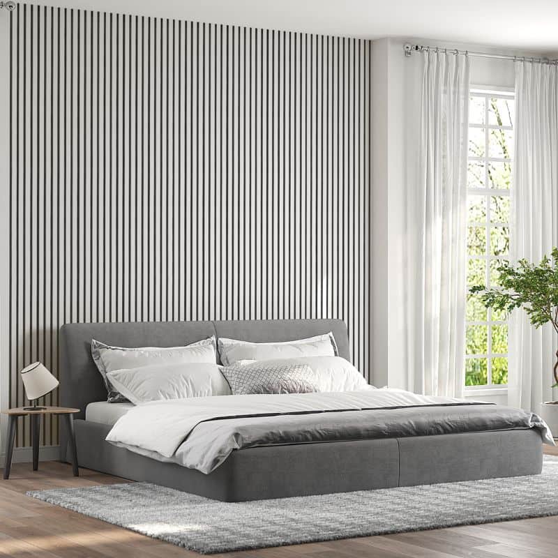 STRIVO Acoustic Slat Panel - White - Image 4