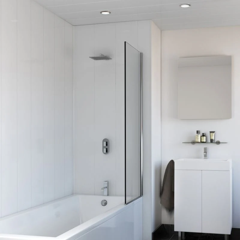 Gloss White V Groove 250mm x 8mm - Image 3