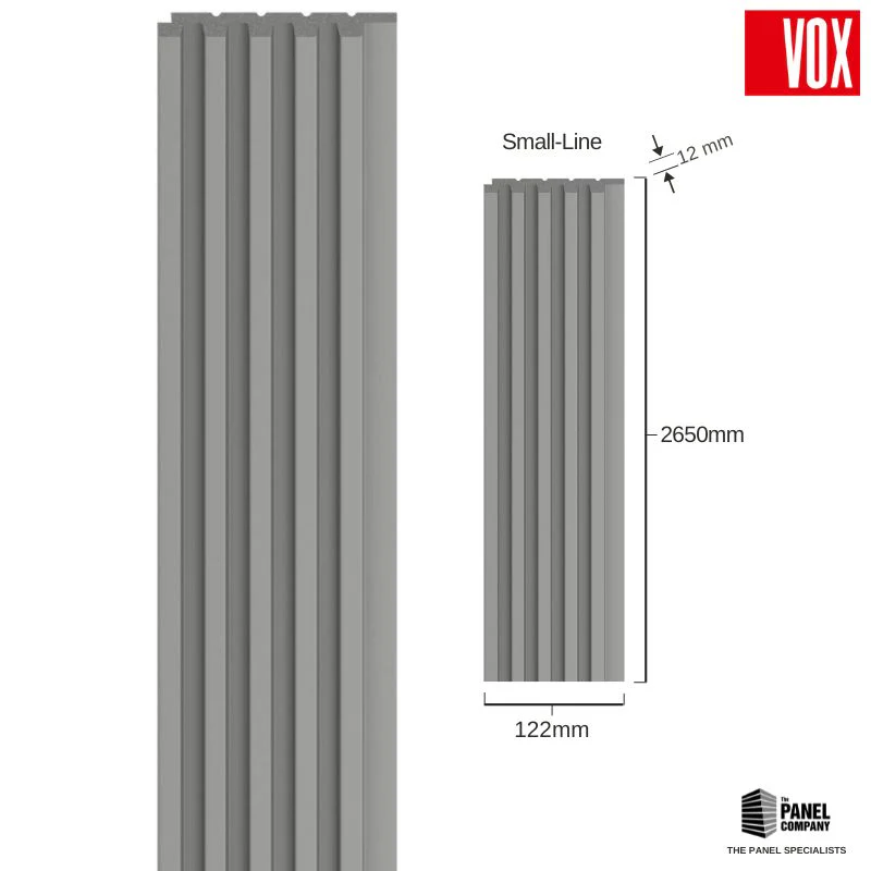 Vox Linerio Grey Slat Panel | Available in S-Line, M-Line & L-Line - Image 5