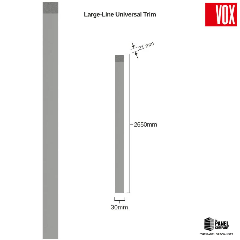 Vox Linerio Grey Slat Panel Trim | Multiple Variants Available - Image 4