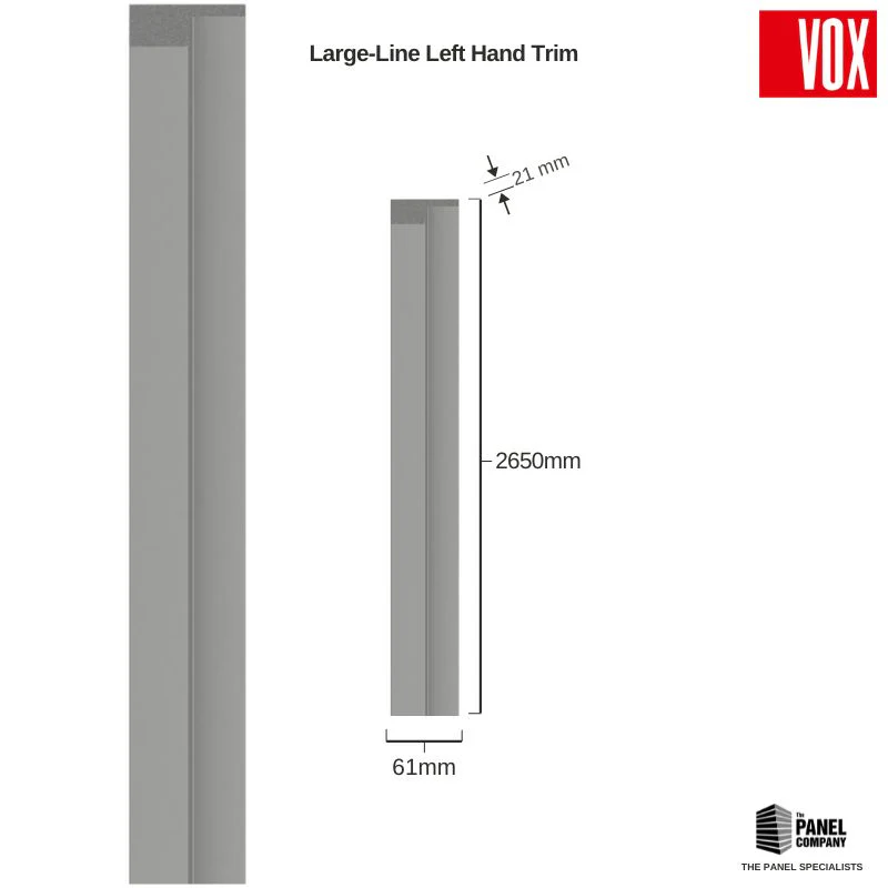 Vox Linerio Grey Slat Panel Trim | Multiple Variants Available - Image 9