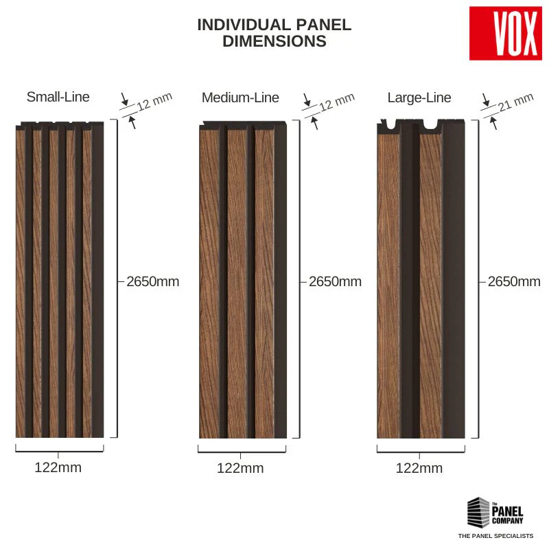 Vox Linerio Mocca Slat Panel | Available in S-Line, M-Line & L-Line - Image 8