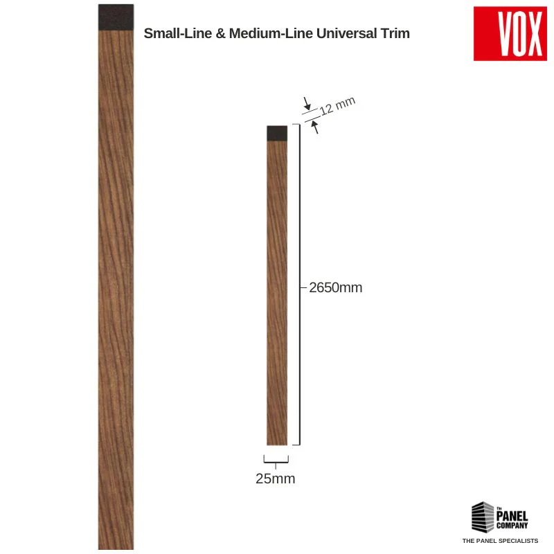 Vox Linerio Mocca Slat Panel Trim | Multiple Variants Available - Image 3