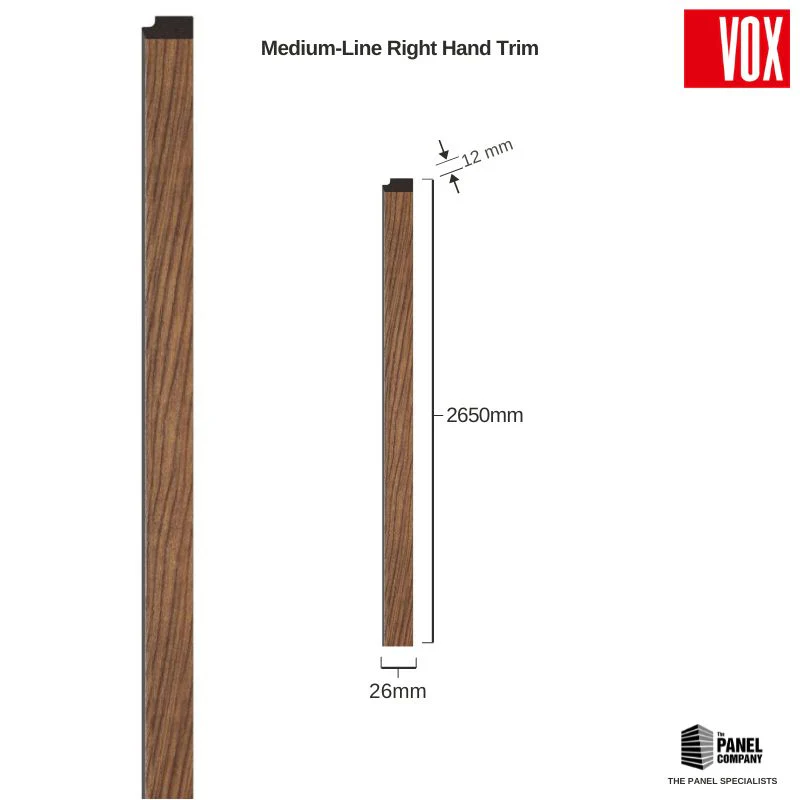 Vox Linerio Mocca Slat Panel Trim | Multiple Variants Available - Image 8