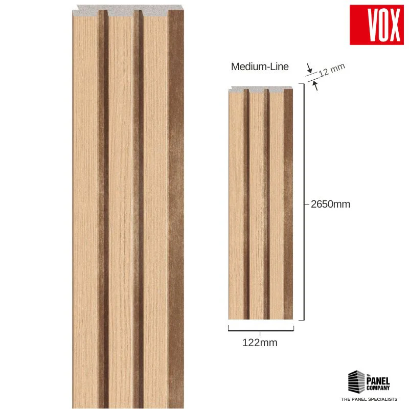 Vox Linerio Natural Slat Panel | Available in S-Line, M-Line & L-Line - Image 7