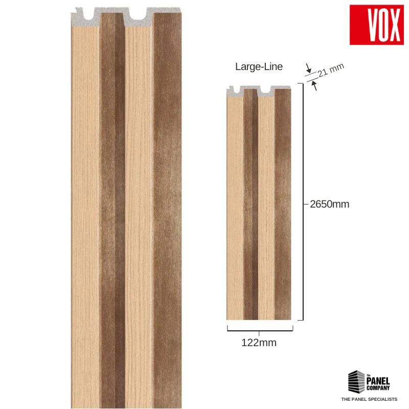 Vox Linerio Natural Slat Panel | Available in S-Line, M-Line & L-Line - Image 8