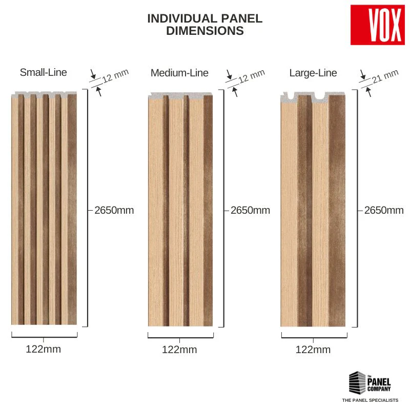Vox Linerio Natural Slat Panel | Available in S-Line, M-Line & L-Line - Image 9