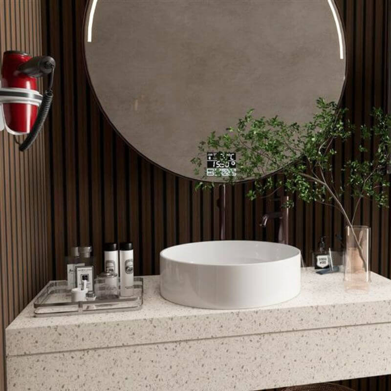 Walnut Water Resistant Slat Wall Panel - Image 3