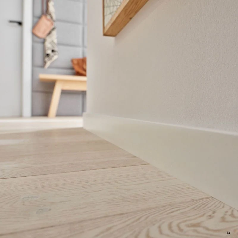 White Vox Espumo Skirting Board | 80mm x 2.4m | 1 Pack - Image 4